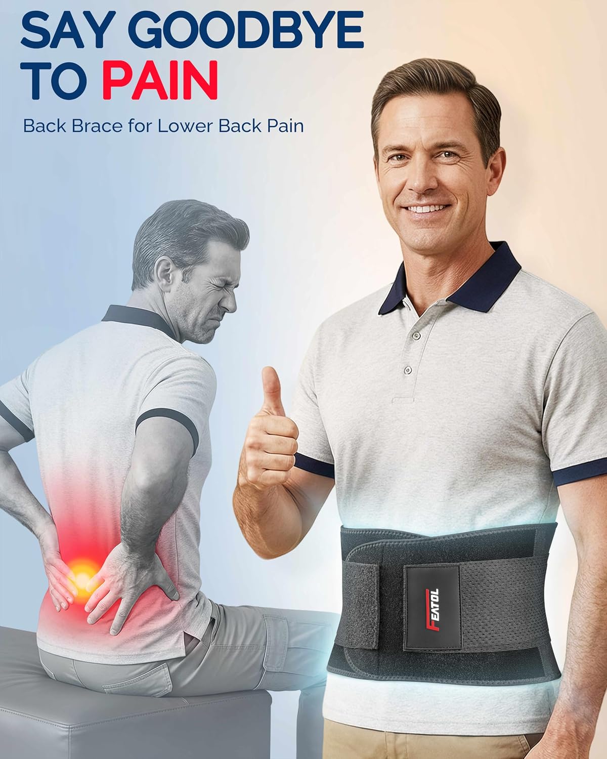 Detalle de FEATOL Lumbar Support Belt, S/M