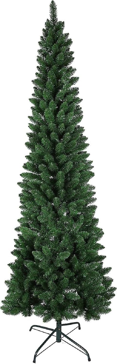 Detalle de Megashopitalia choinka sztuczna Slim 210 cm z PVC, średnica 58 cm