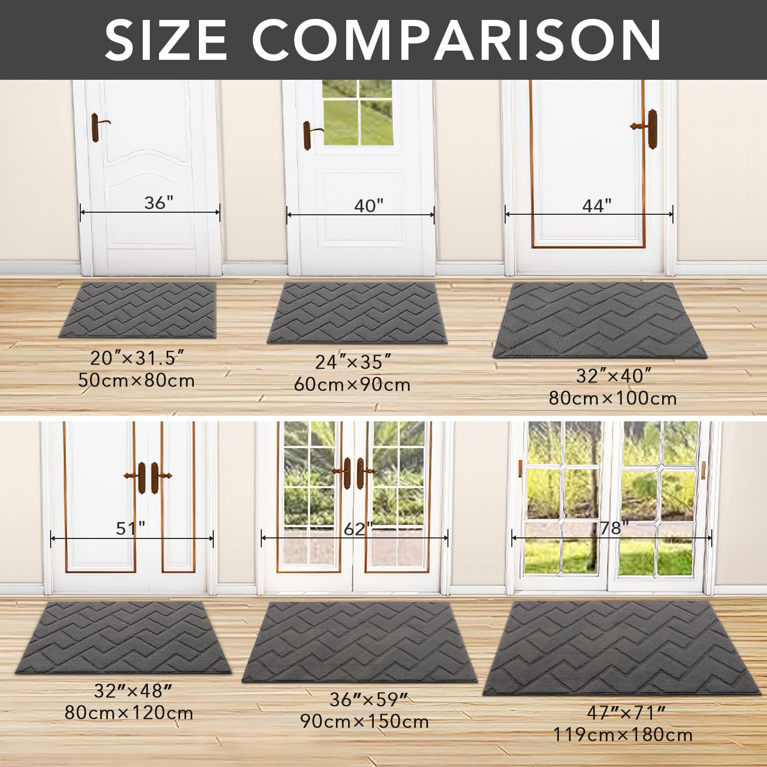 Detalle 1 de hicorfe Dirt Trapper Doormat 20x31.5