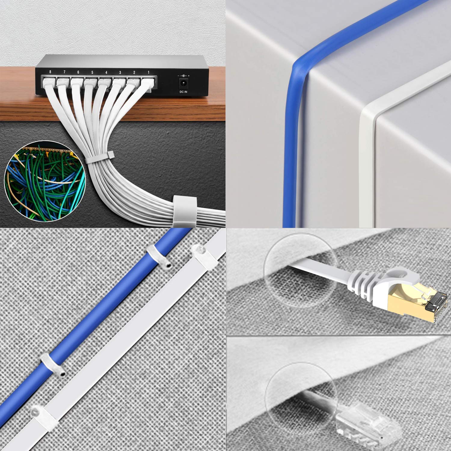Detalle 2 de BUSOHE Cat 8 Ethernet Cable, 75 ft