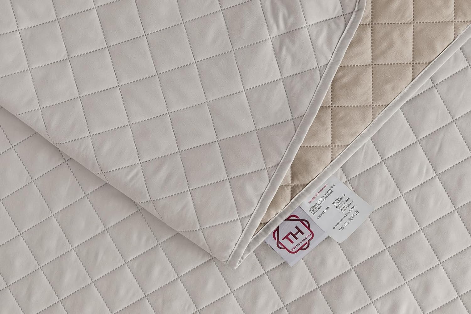 Thumbnail 4 de Copripoltrona Luka 1 Posto con Braccioli – Misura 55 cm, Avorio, Textil-home