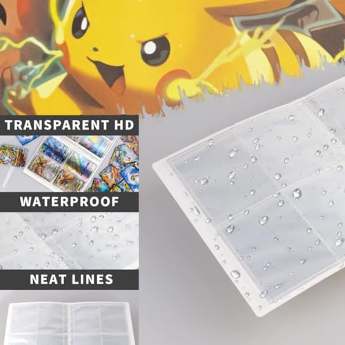 Detalle 2 de Album per Carte Pokemon cozviao — Raccoglitore 240 carte, 30 pagine in PP resistente