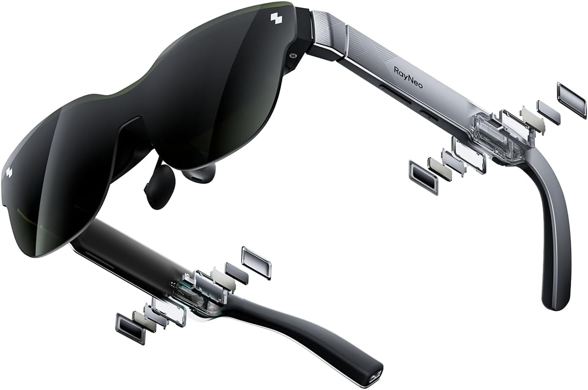 RayNeo Air 3s AR/XR Glasses with 201" HueView Display and 120Hz Ultra-Responsive Visuals