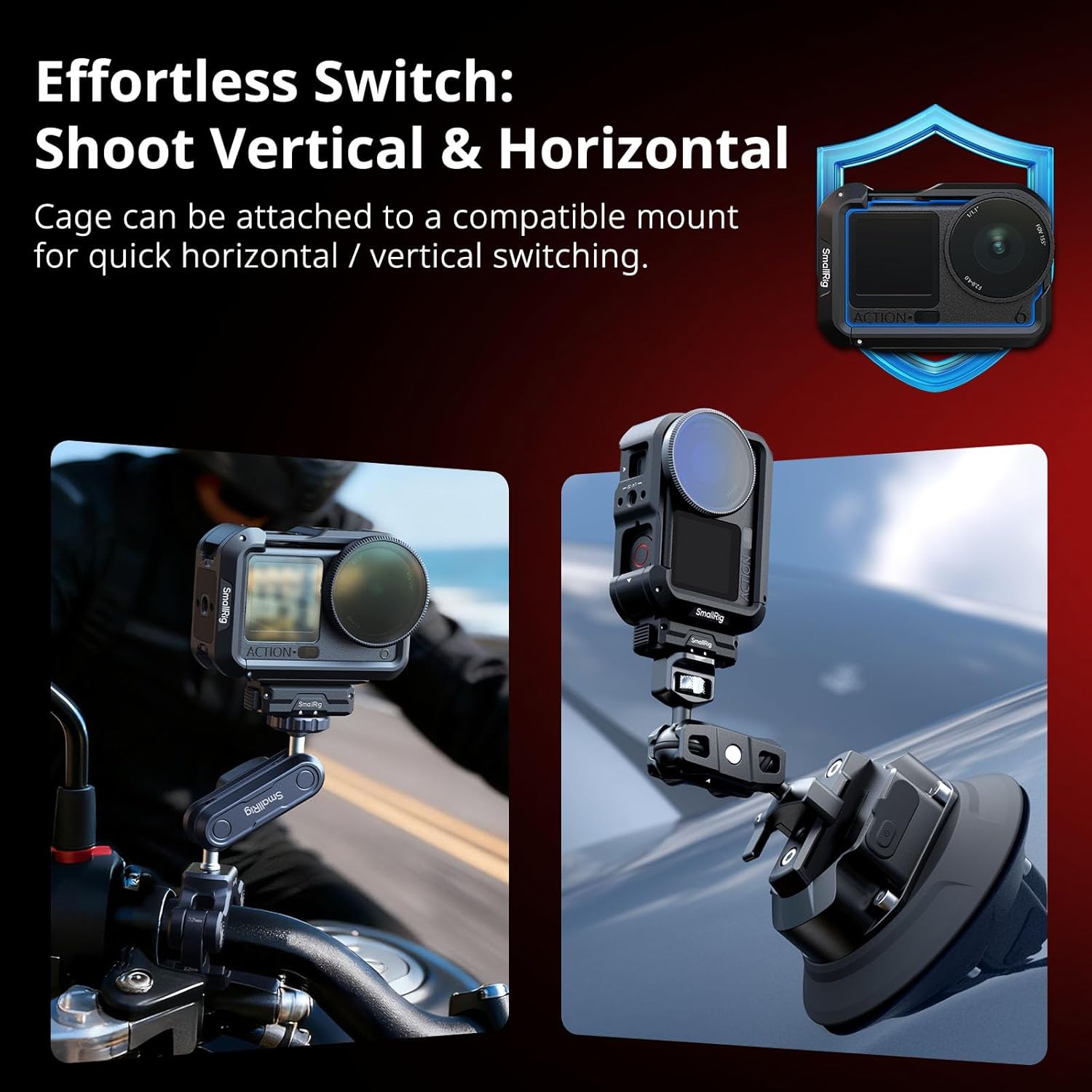 Detalle de SmallRig Action 6 Cage per DJI Osmo Action 6 con Interfacce di Espansione