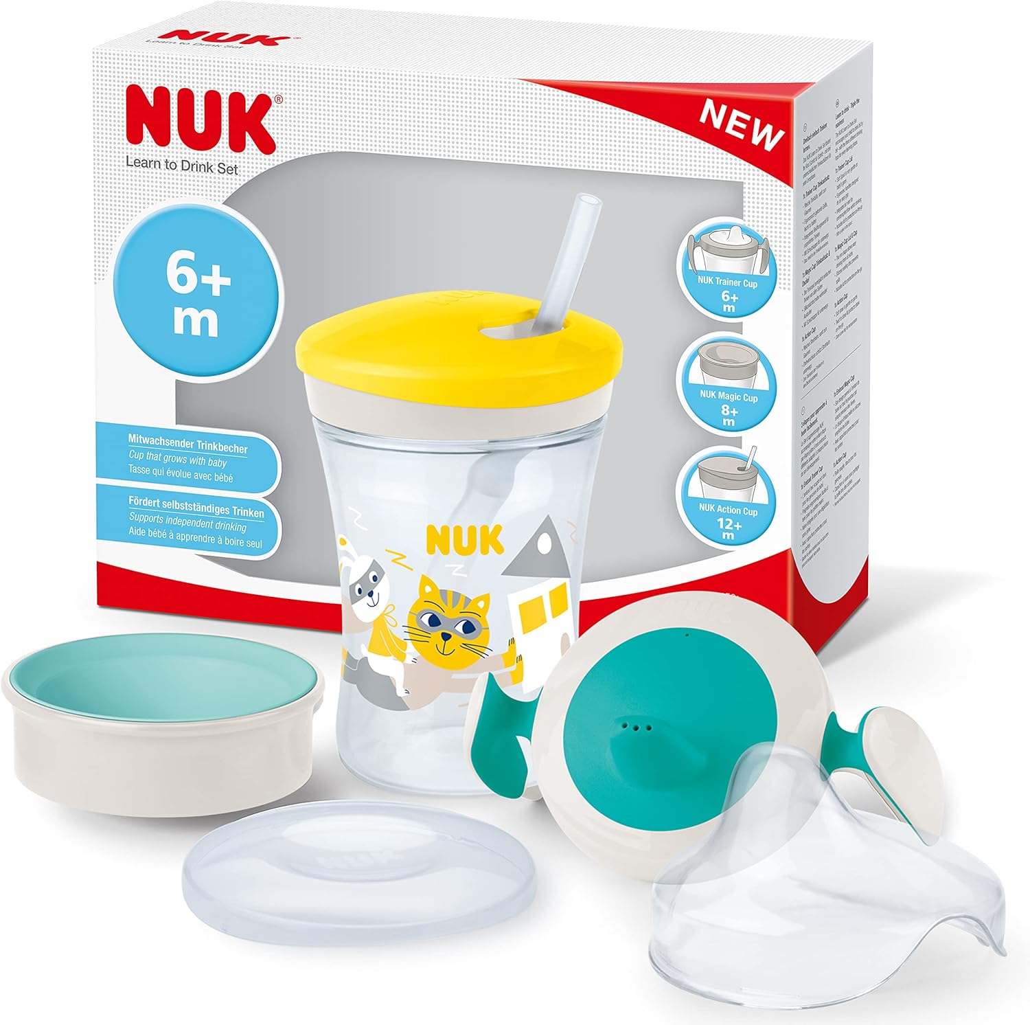 Detalle de NUK Trainer Cup 230 ml tasses évolutives