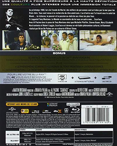 Thumbnail 1 de Scarface — Édition 4K Ultra HD Blu-ray (Universal Pictures)