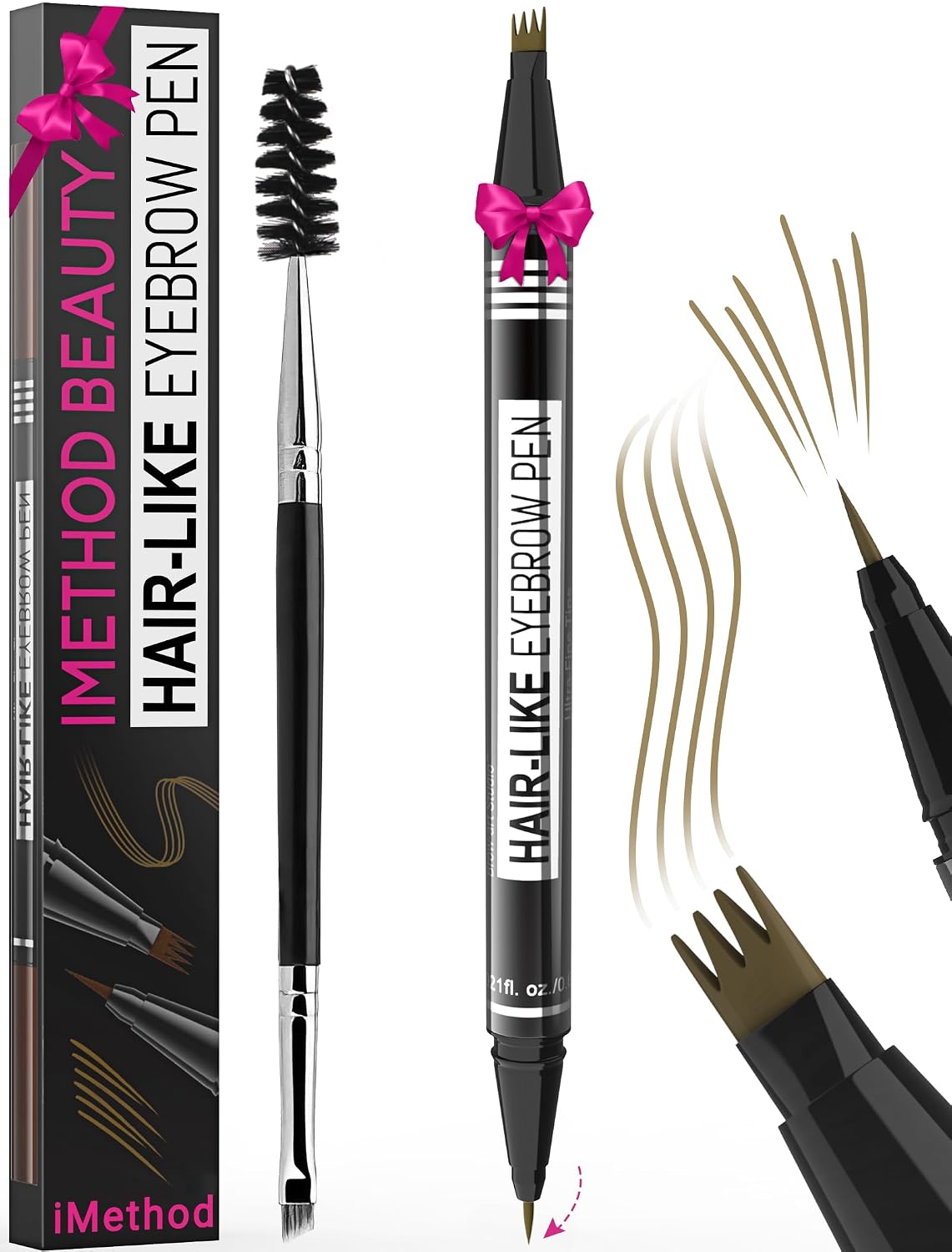 Detalle de iMethod Microblading Augenbrauenstift Hellbraun