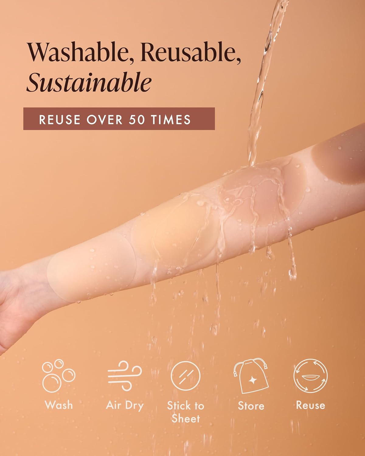 Thumbnail 4 de Bare Babe Sensitive No Nipple Reusable Silicone Nipple Covers – Waterproof, Nude, 4 Shades