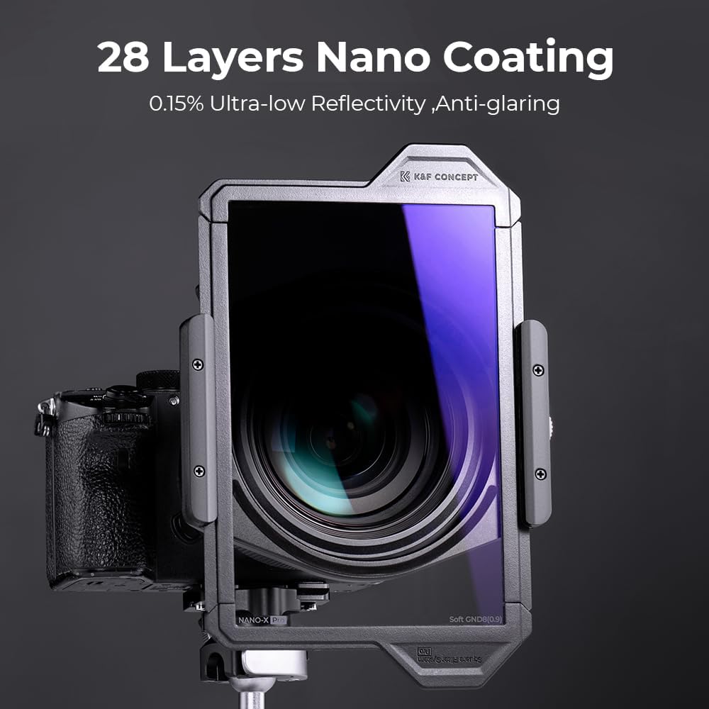 Thumbnail 6 de K&F CONCEPT Nano X-PRO GND8 Verlauffilter 3-Blenden