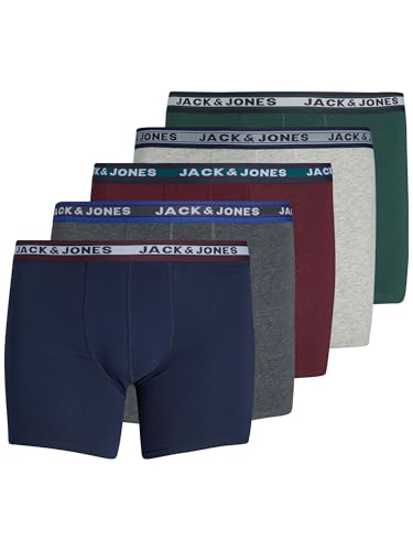 Imagen de JACK & JONES Calzoncillos tipo bóxer Oliver para hombre (5XL) — paquete de 5 en OfertitasTOP