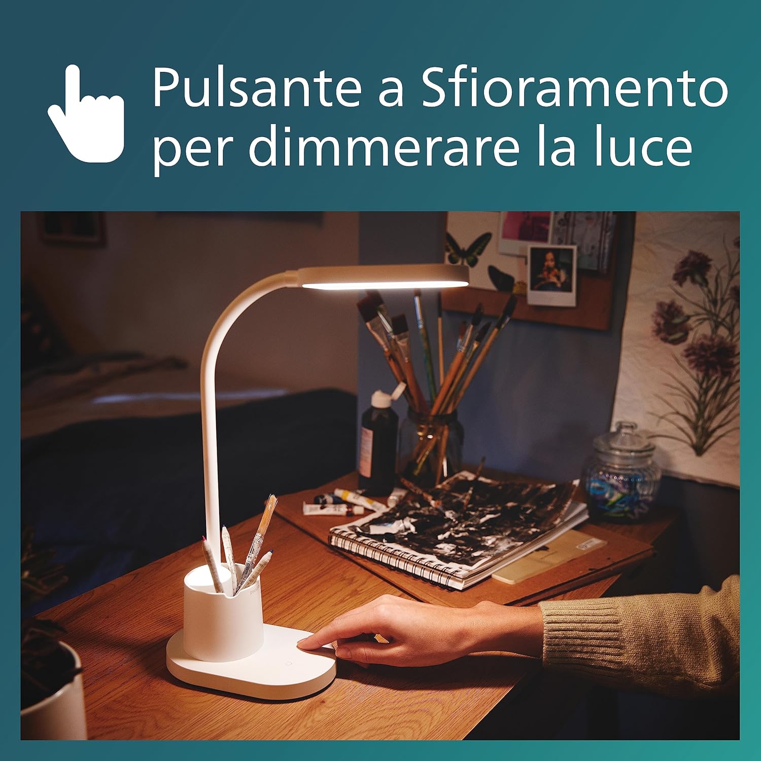 Thumbnail 1 de PHILIPS LED Bucket tragbare Tischleuchte