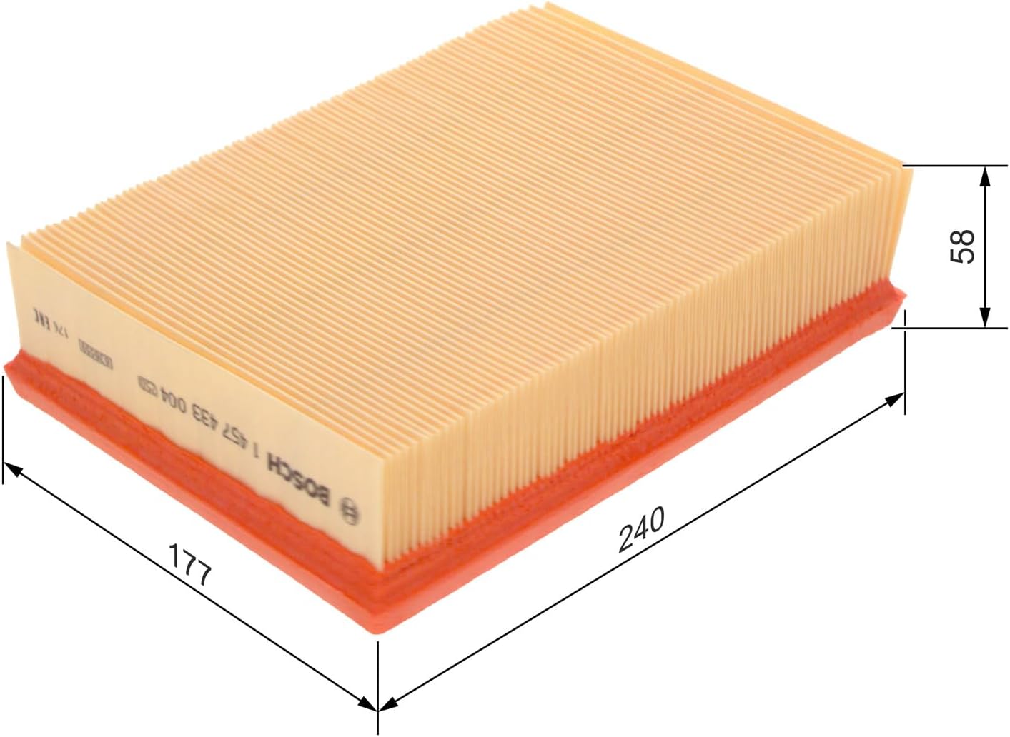 Thumbnail 1 de Bosch S3004 – Filtre à air auto (Cartouche bosch)