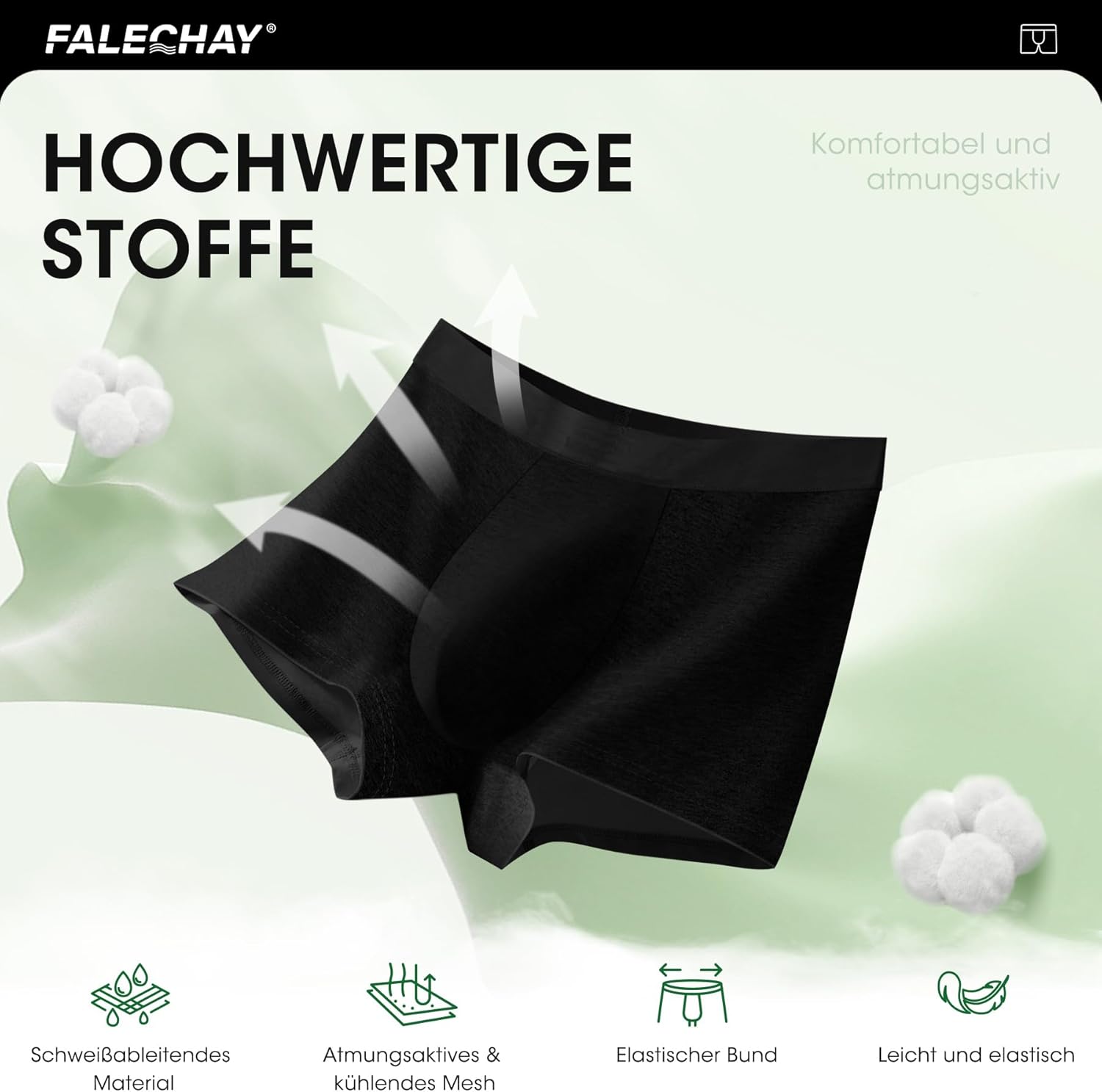 Thumbnail 3 de Falechay Boxershorts 6er Pack Herren 🩲