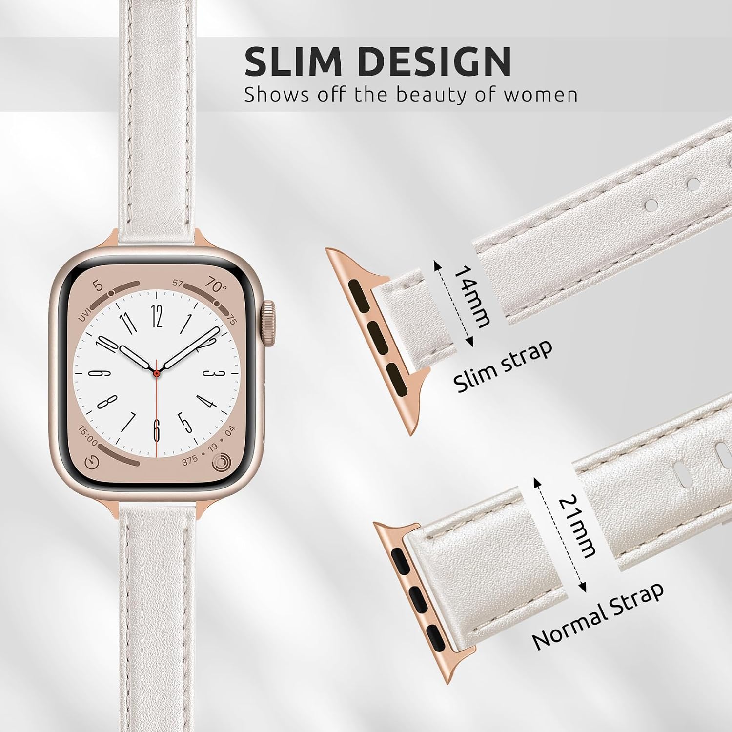 Thumbnail 1 de Tuocal Leather Strap for Apple Watch 38–42mm