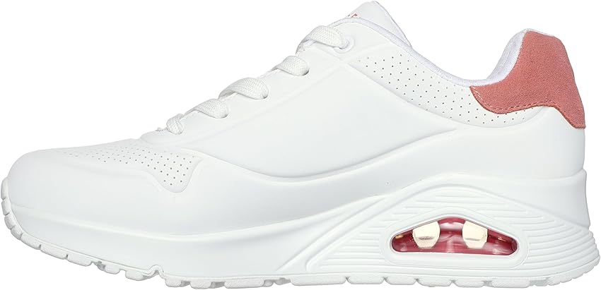Thumbnail 6 de Skechers Uno, Zapatillas Mujer Blancas con Detalle Mint 🌟