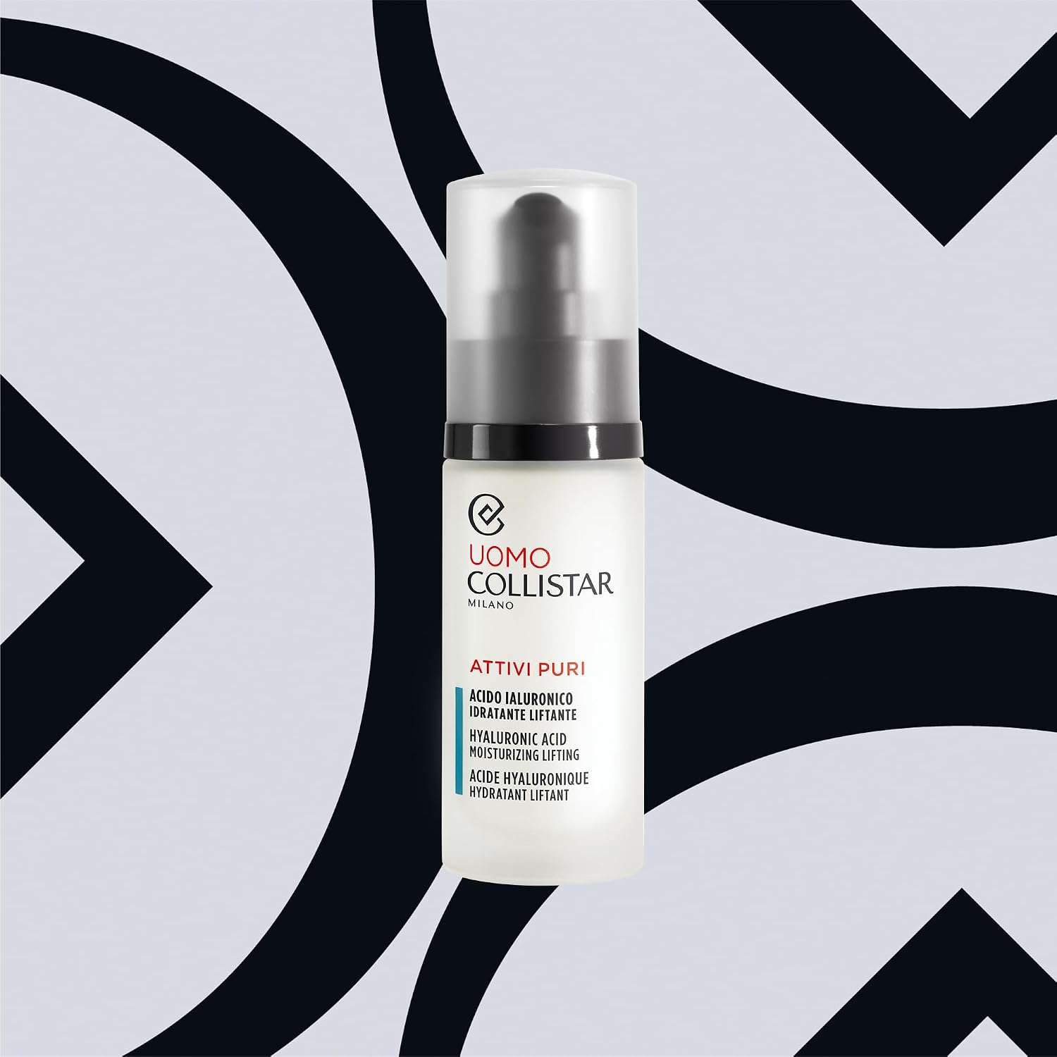 Detalle 2 de Collistar Attivi Puri Feuchtigkeitsspendendes Lifting‑Hyaluronsäure-Serum für Männer, 30 ml