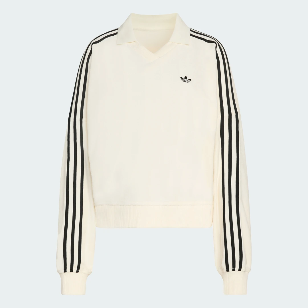Thumbnail 3 de Polo de rizo y manga larga con cuello de pico – Adidas