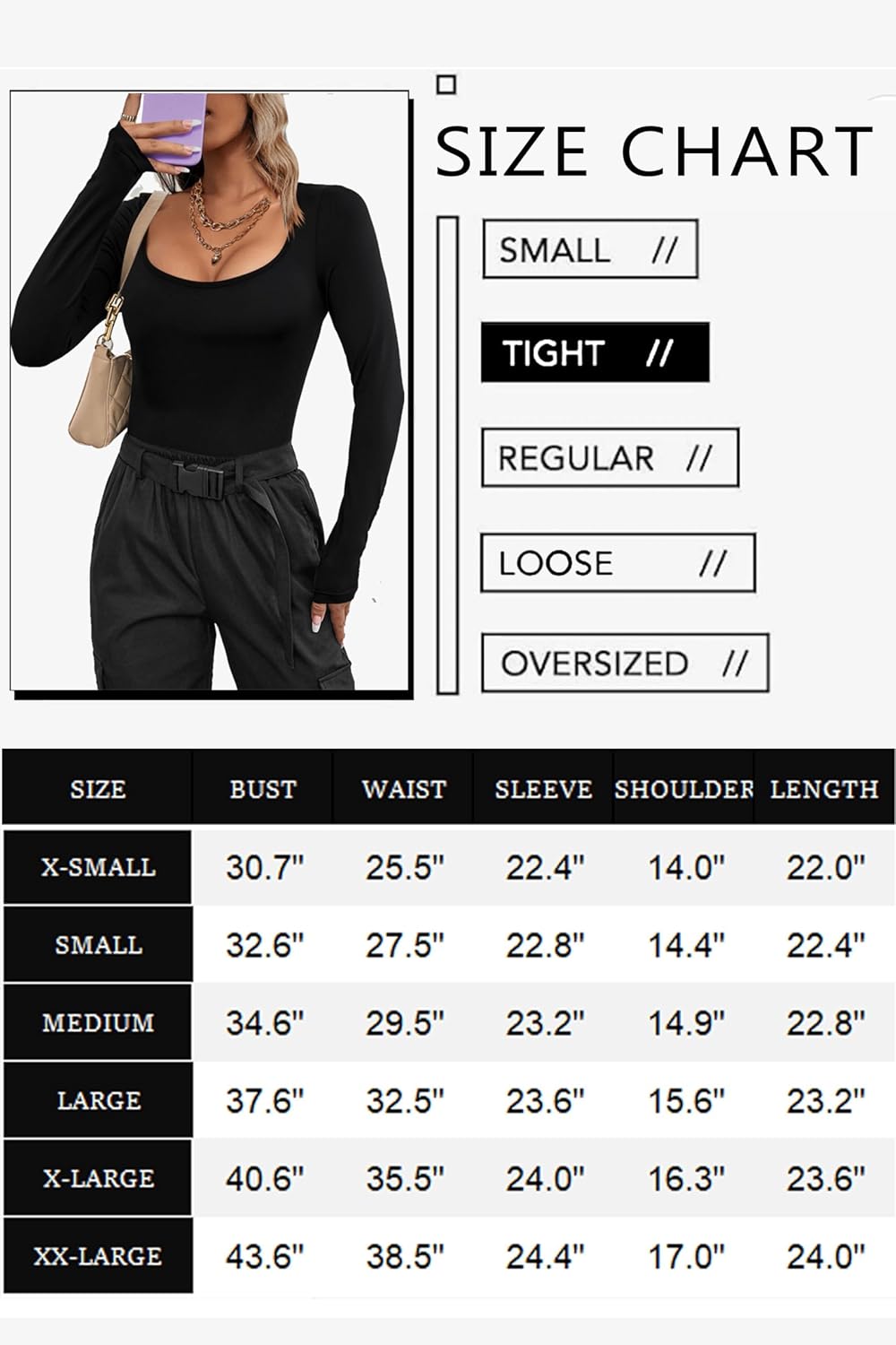 Thumbnail 5 de Ekouaer Tshirt Femme 2pcs manches longues