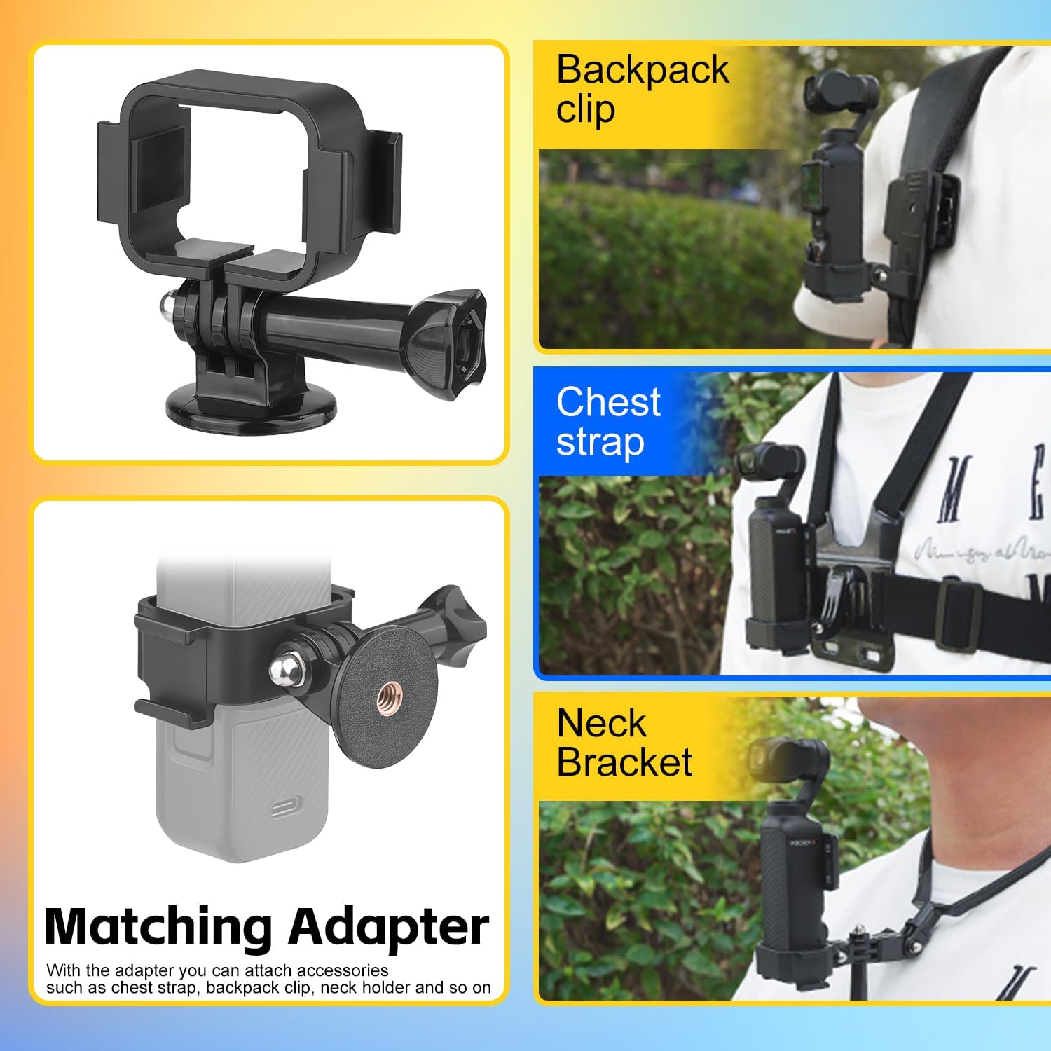 Thumbnail 3 de Cold Shoe Camera Mount with Ball Head Magic Arm for DJI Osmo Pocket 4/3