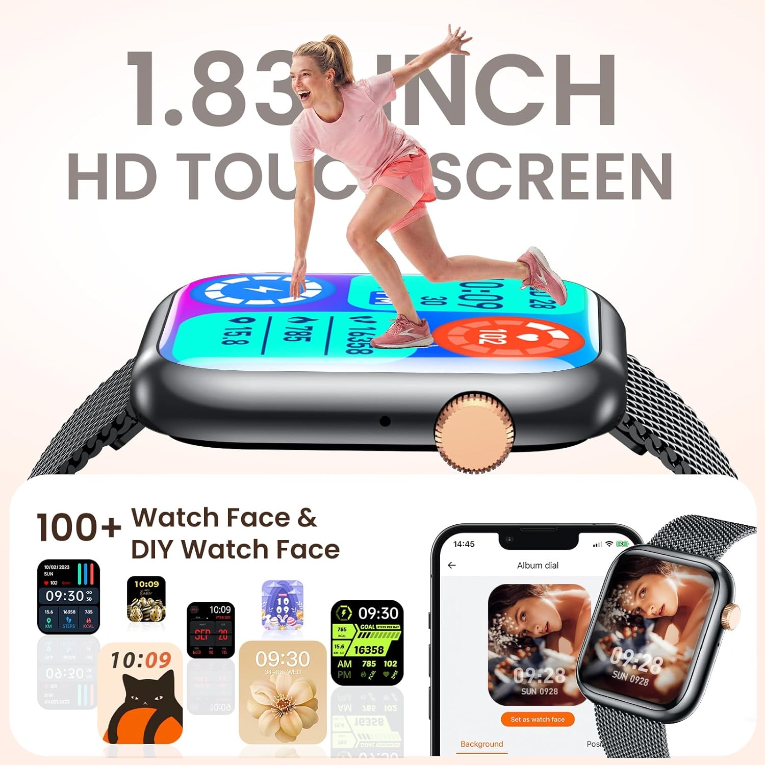 Detalle de Women Smartwatch Fitness Tracker
