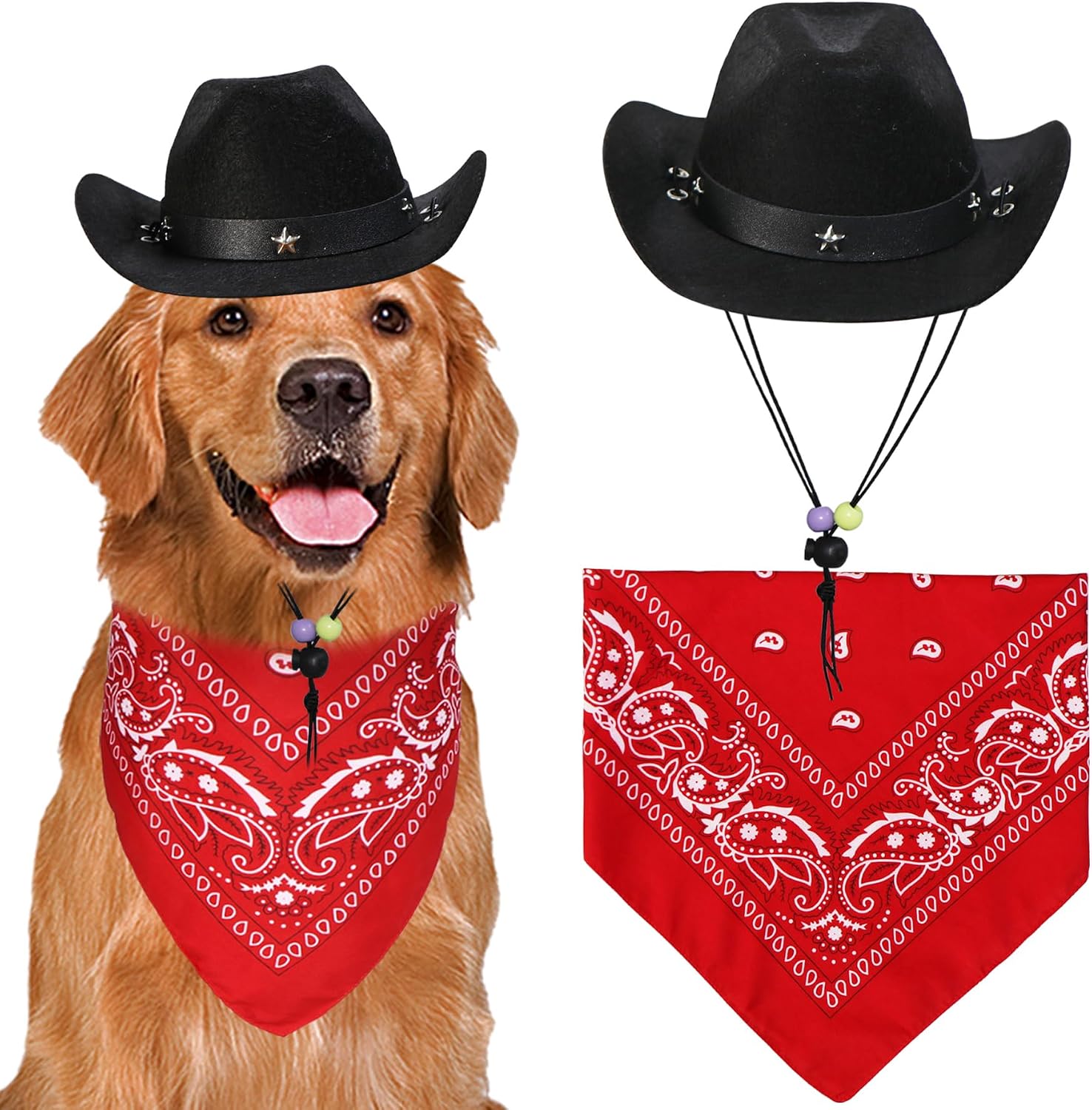 Detalle de GOYOSWA Dog Cowboy Costume Large