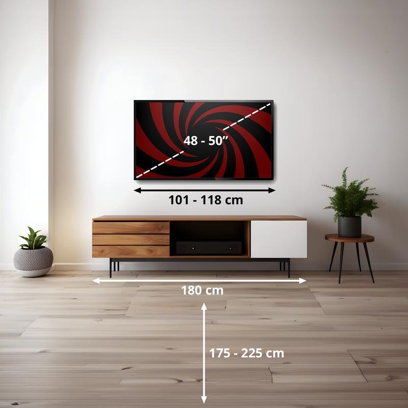 Detalle 2 de LG QNED72B6B 50": TV 4K Mini LED con WebOS y IA, para cine en casa equilibrado