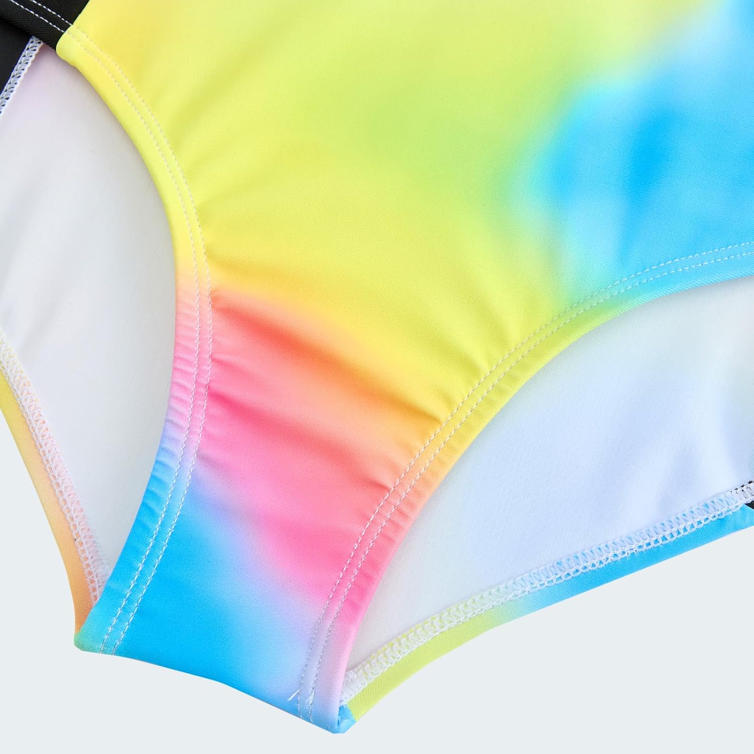 Thumbnail 4 de JiAmy Mädchen Badeanzug Zweiteiler Set (Langarm UV-Schwimmshirt mit Badehose) für 7–12 Jahre, Gr. 122–152