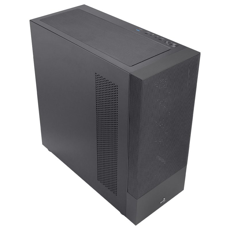 Thumbnail 1 de AeroCool CIPHERBKV1 semitorre gaming USB 3.0 negra para minado con bahías para muchos discos