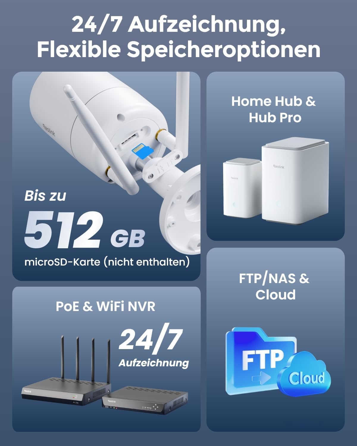 Thumbnail 6 de Reolink CX410W 2K 4MP WLAN Außenkamera