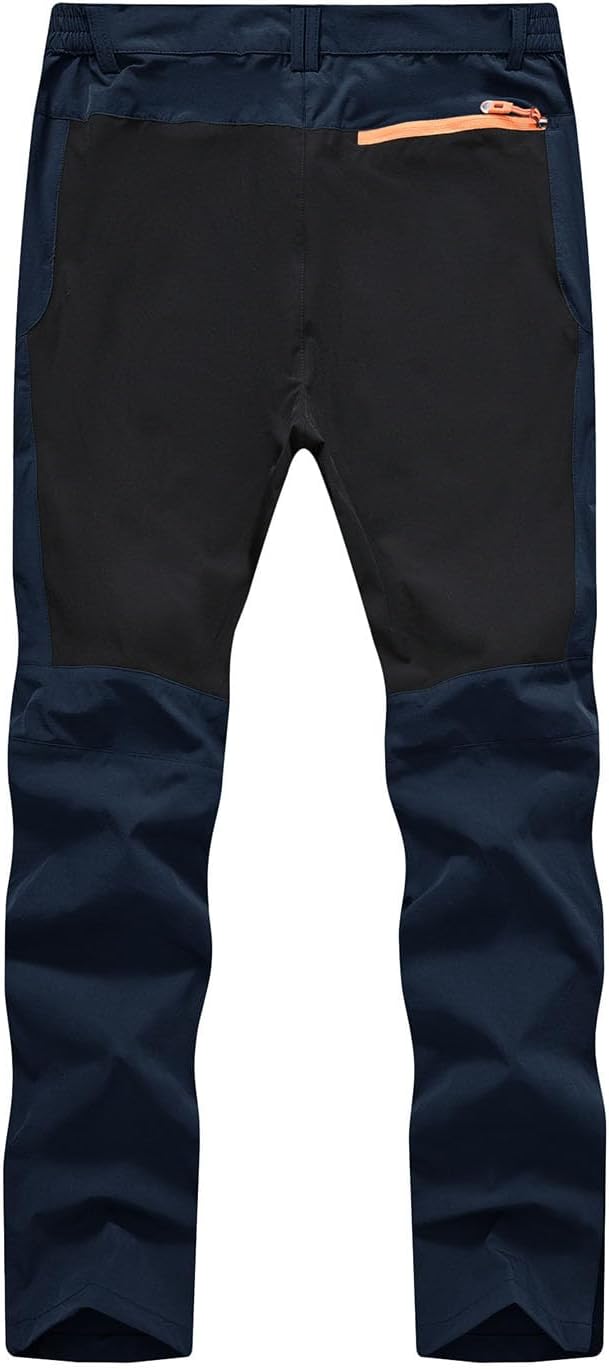 Detalle de TBMPOY Men's Hiking Work Pants, Lightweight, Quick-Dry and Water-Resistant