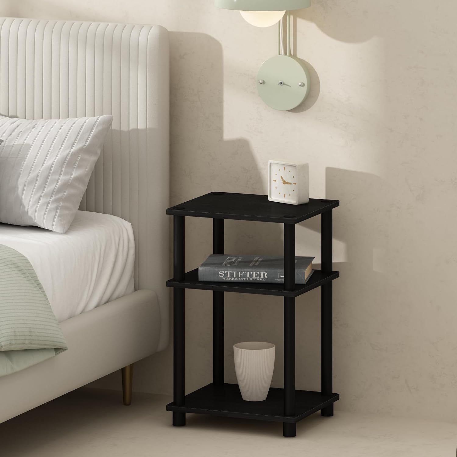 Thumbnail 6 de Furinno Nightstand White