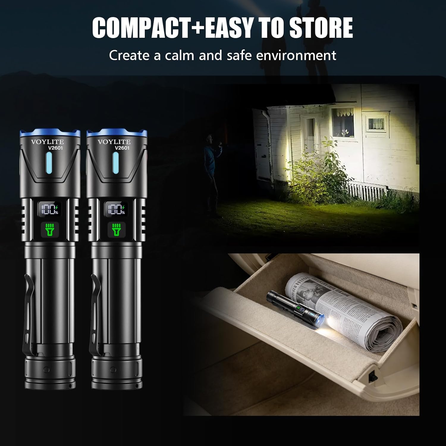 Thumbnail 5 de Voylite LED Torch 500000 lumen rechargeable