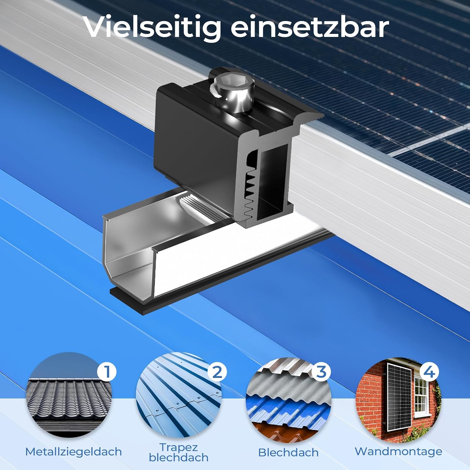 Thumbnail 6 de GLIESE 2x Solarmodul Halterung