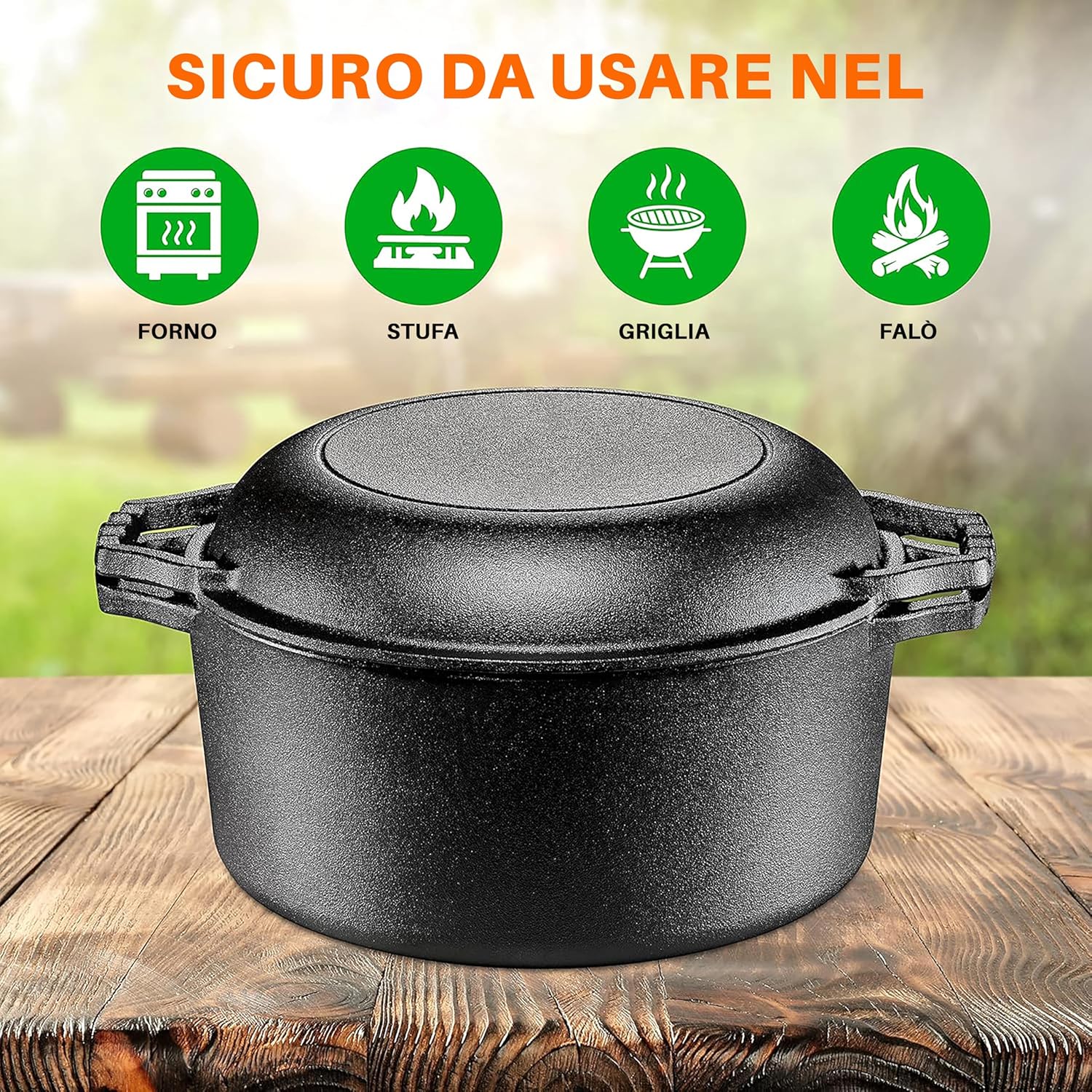 Thumbnail 5 de Nutrichef Forno Olandese in Ghisa 🍲