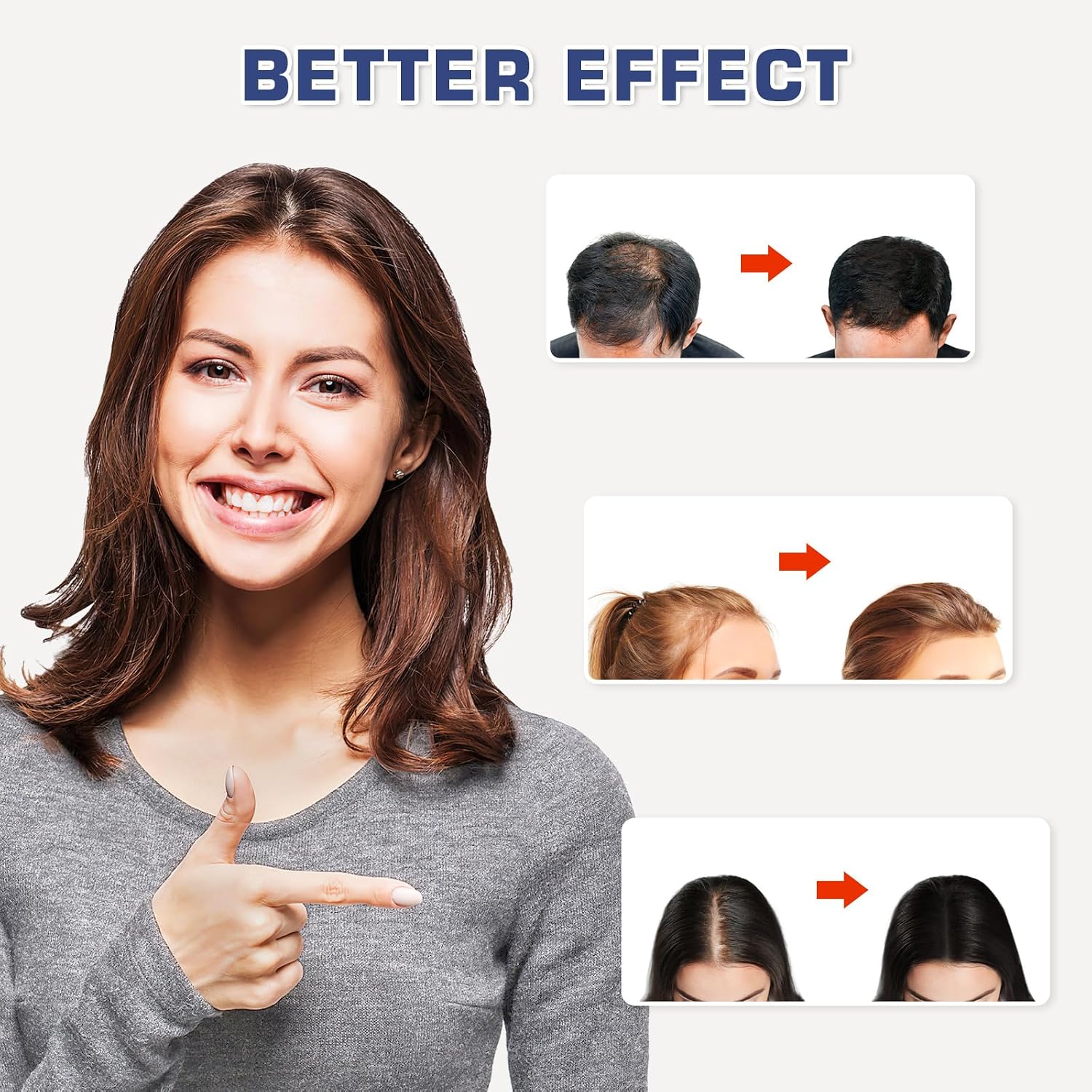 Detalle de Laser Hair Growth Cap (Blue) – Red Light Hat for Hair, Low-Level Laser Therapy