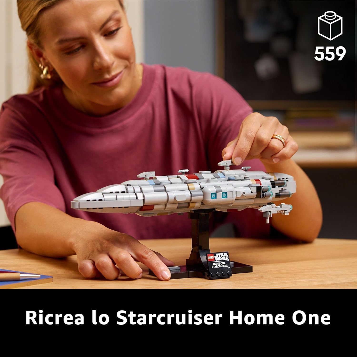 Thumbnail 1 de LEGO Star Wars 75405 Starcruiser Home One: modellino espositivo della Nebulon-B e della battaglia di Endor