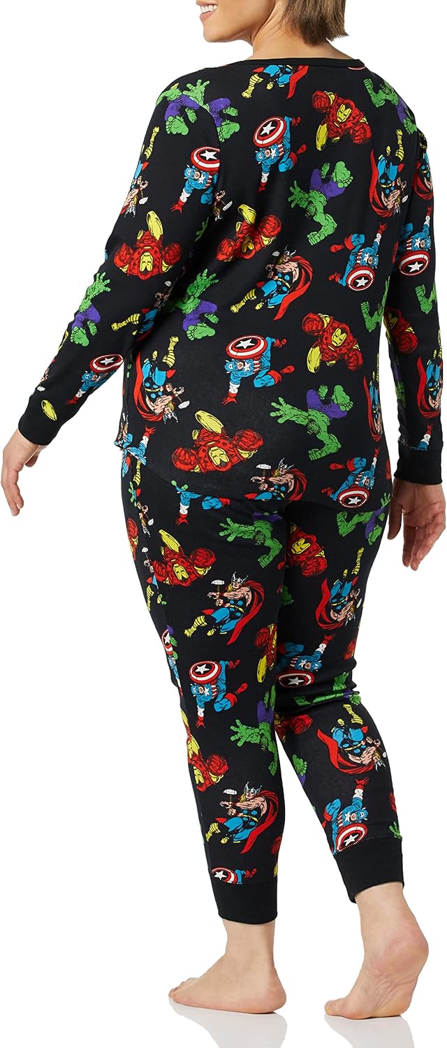 Detalle de Amazon Essentials Disney | Marvel | Star Wars Women’s Snug-Fit Cotton Pyjama Set