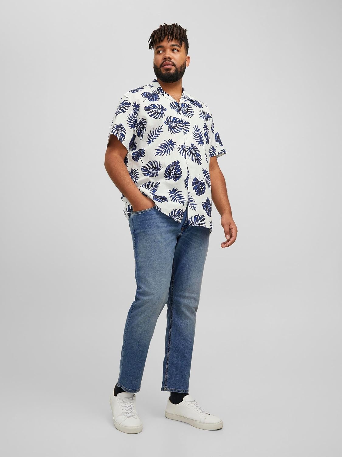 Detalle 2 de JACK & JONES Jean Slim JJIGLENN Jjoriginal MF 03 – coupe classique et confort au quotidien