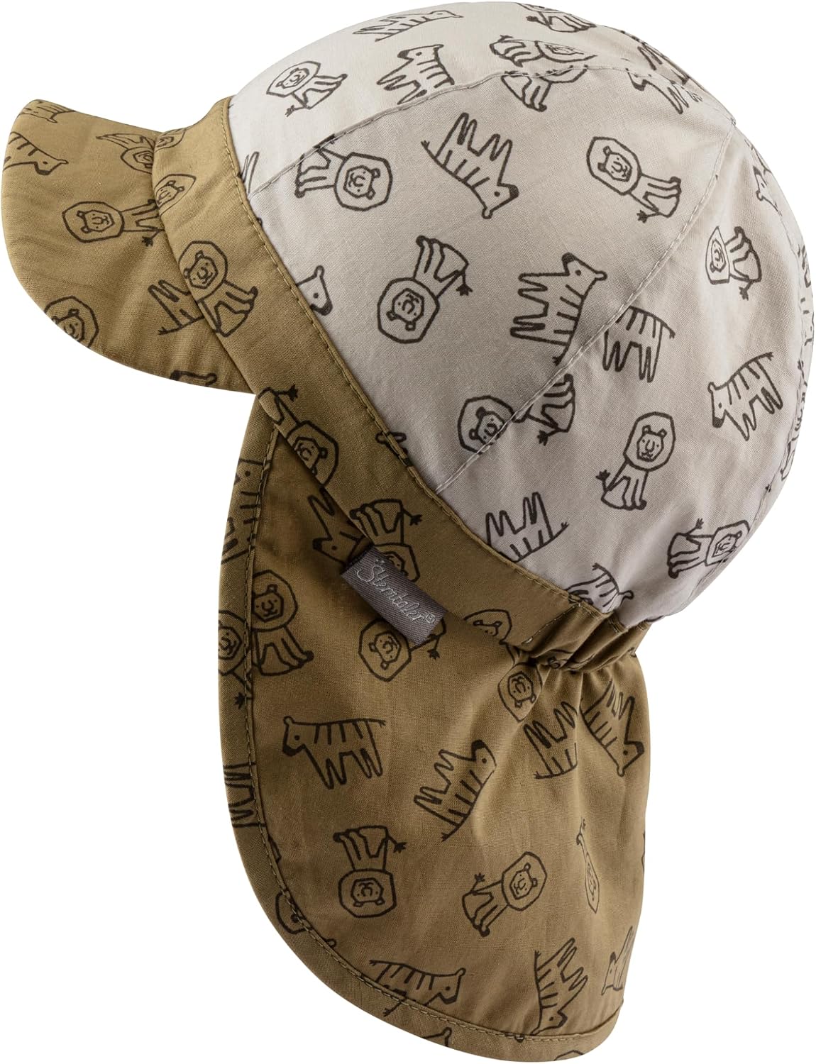 Thumbnail 2 de Sterntaler Schirmmütze Nackenschutz Bedruckt Mit Safari – Casquette de soleil coton imprimé pour enfants