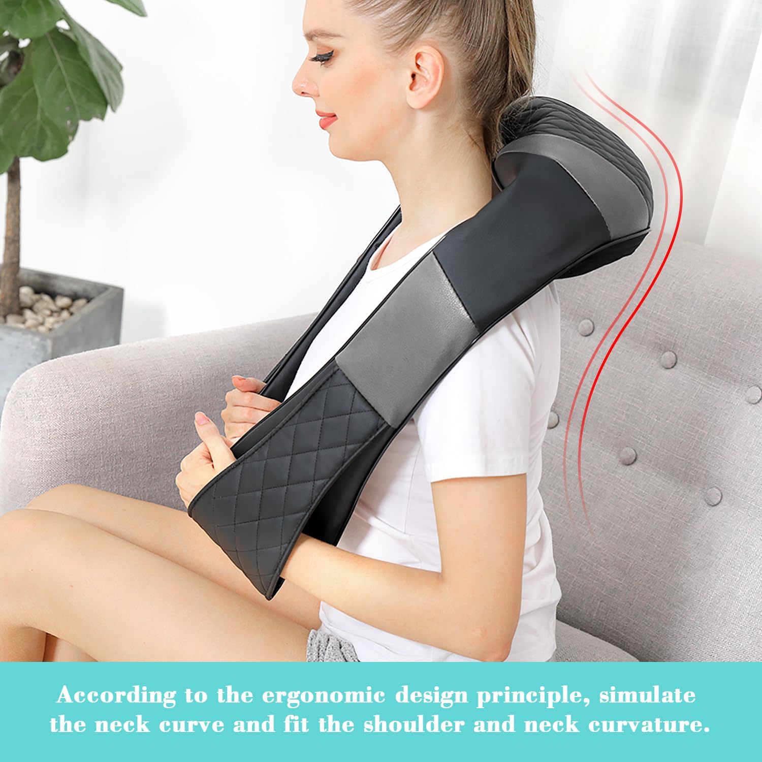Thumbnail 6 de WOQQW Shiatsu Back and Neck Massager with Heat