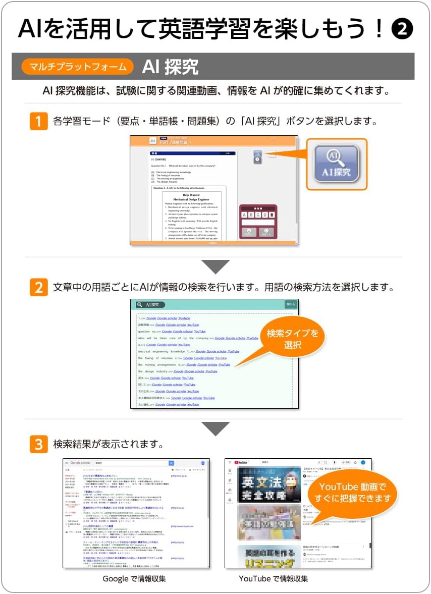 Detalle de media5 ラーニングスケルトンパーソナル TOEIC 460完全マスター|AI英会話・マルチプラットフォーム対応