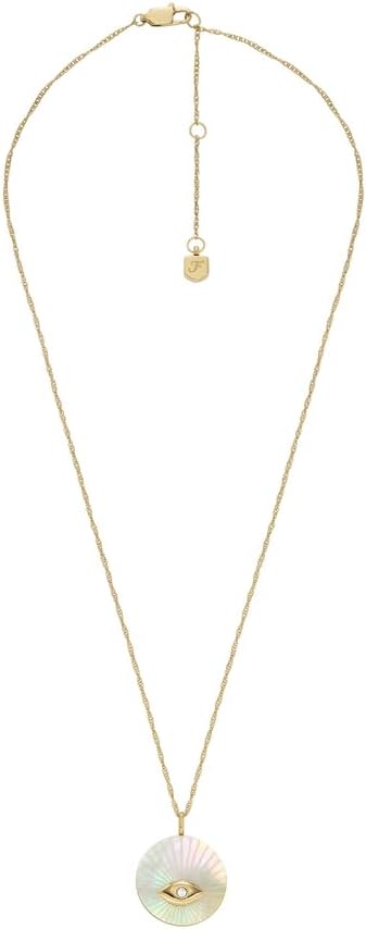 Thumbnail 6 de Fossil Collier pendentifs ronds doré 💍
