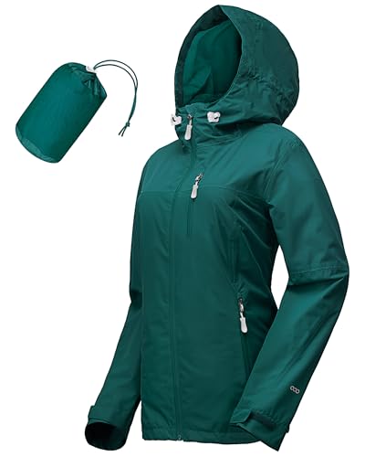 Detalle de 33,000ft Regenjacke Damen – wasserdicht, atmungsaktiv und packbar