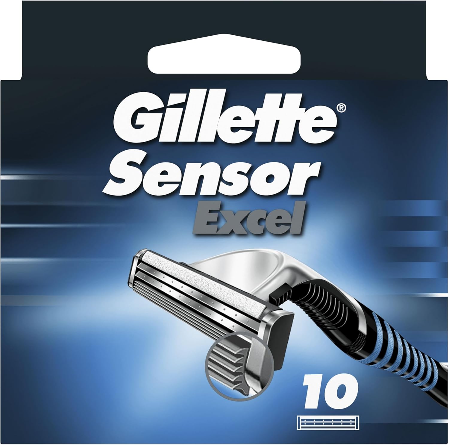 Thumbnail 1 de Gillette Sensor Excel Lamette di Ricambio Uomo, 10 Ricariche — affidabilità quotidiana