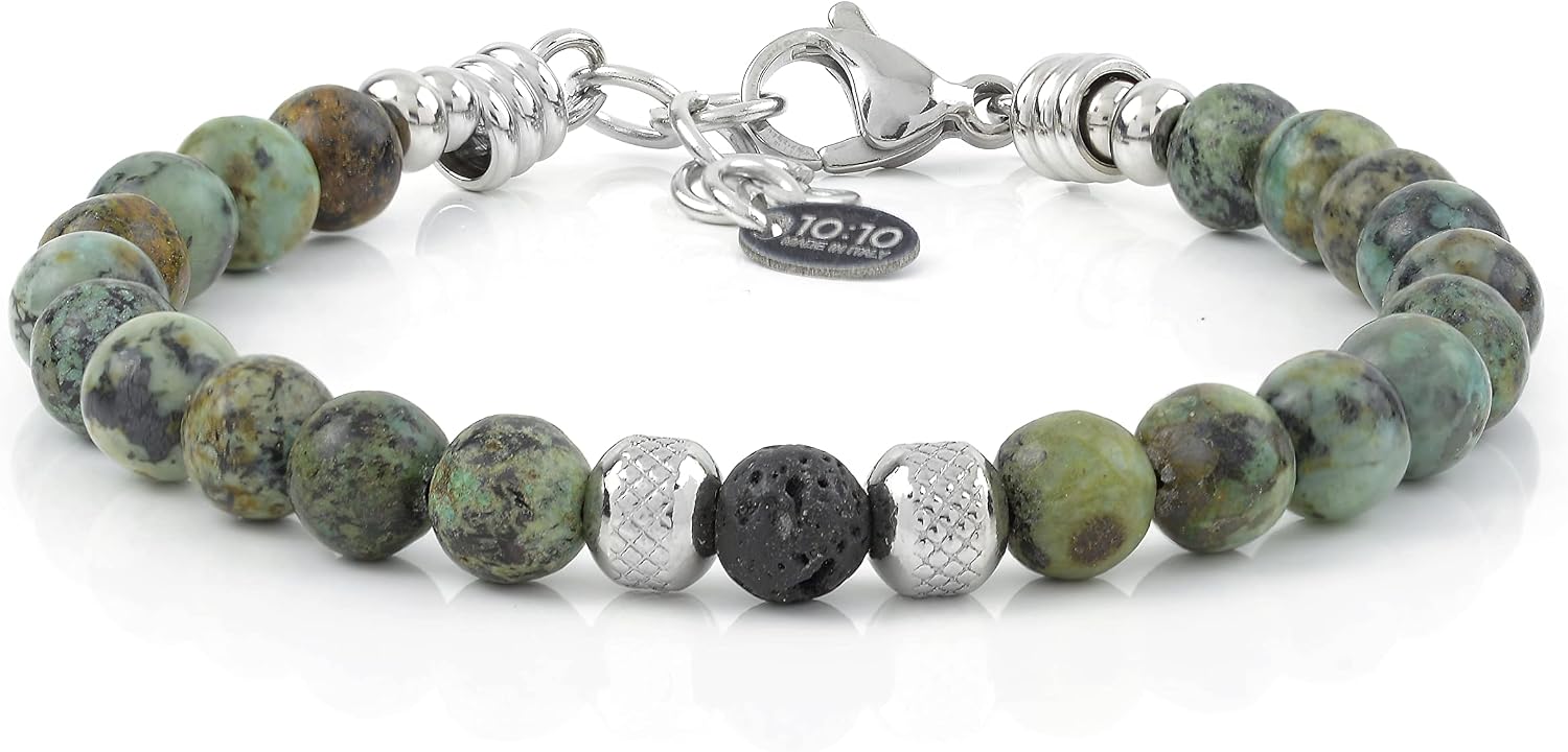 Detalle de 10:10 Bracelet couple pierres 6 mm đ