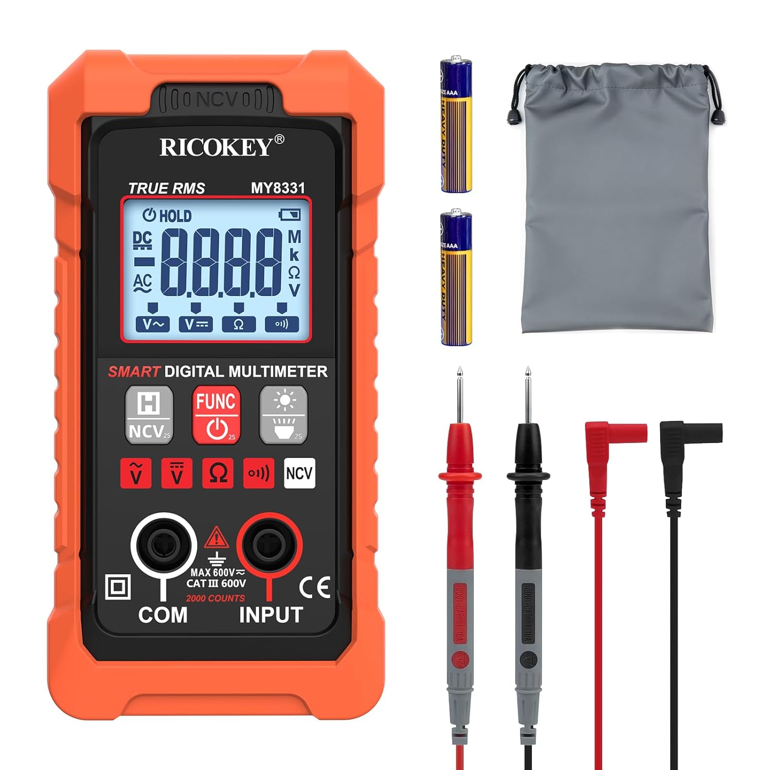 Digital Multimeter TRMS 4000-count