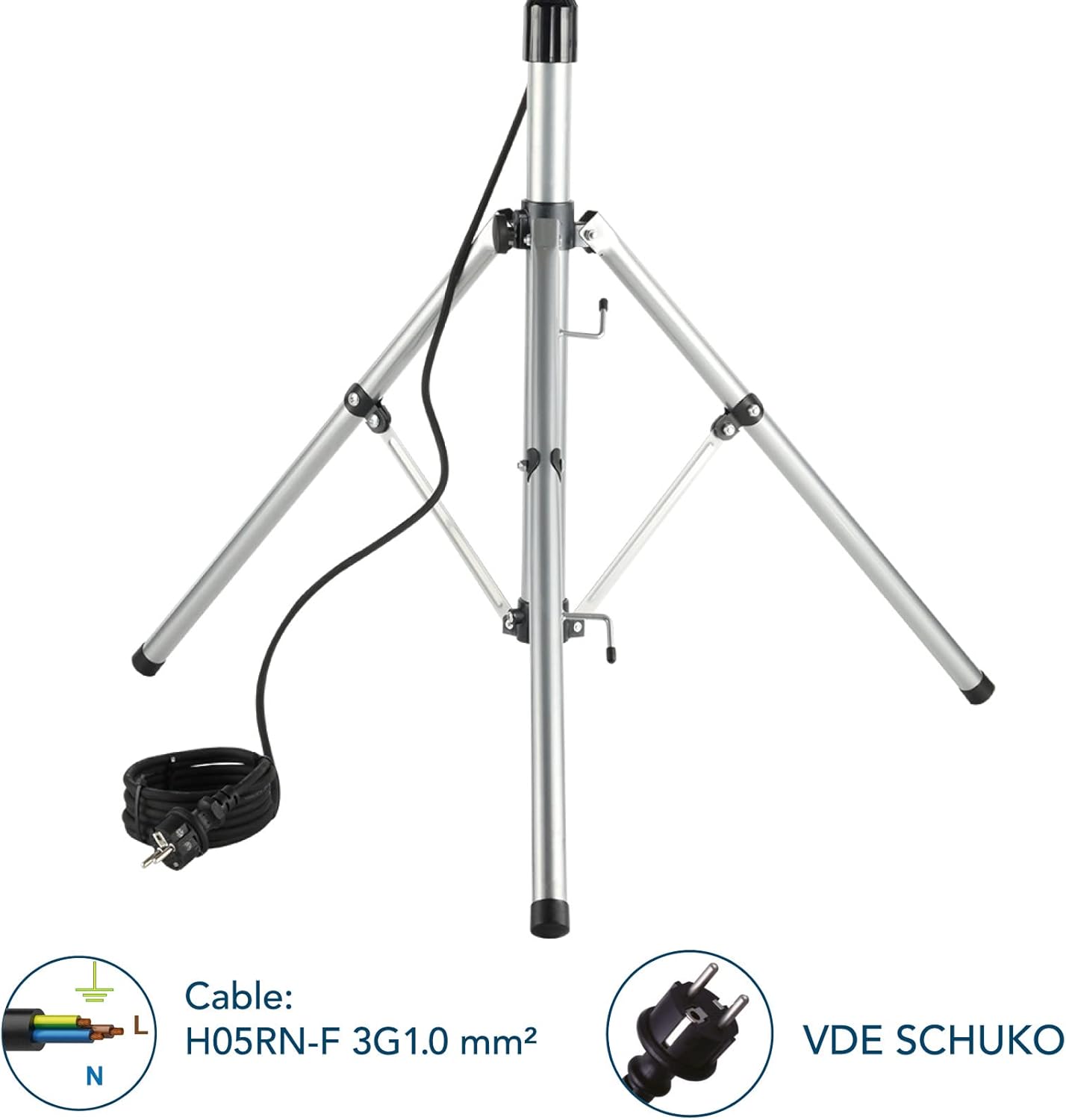 Thumbnail 3 de Electraline 63445 Proiettore Doppio LED 100 W