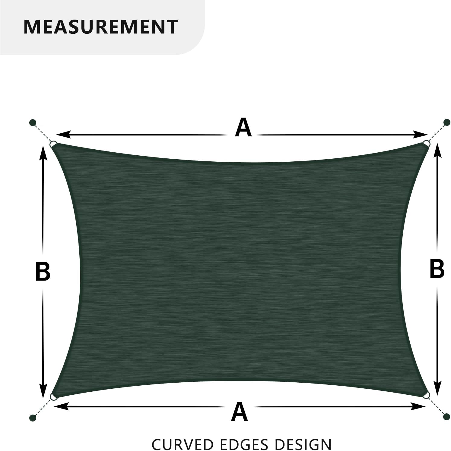 Thumbnail 1 de Shadespeare Sun Shade Sail 12' x 12