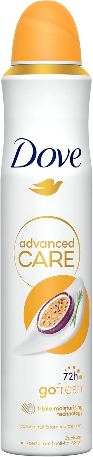 Detalle 2 de DOVE Advanced Care déodorant spray 72h