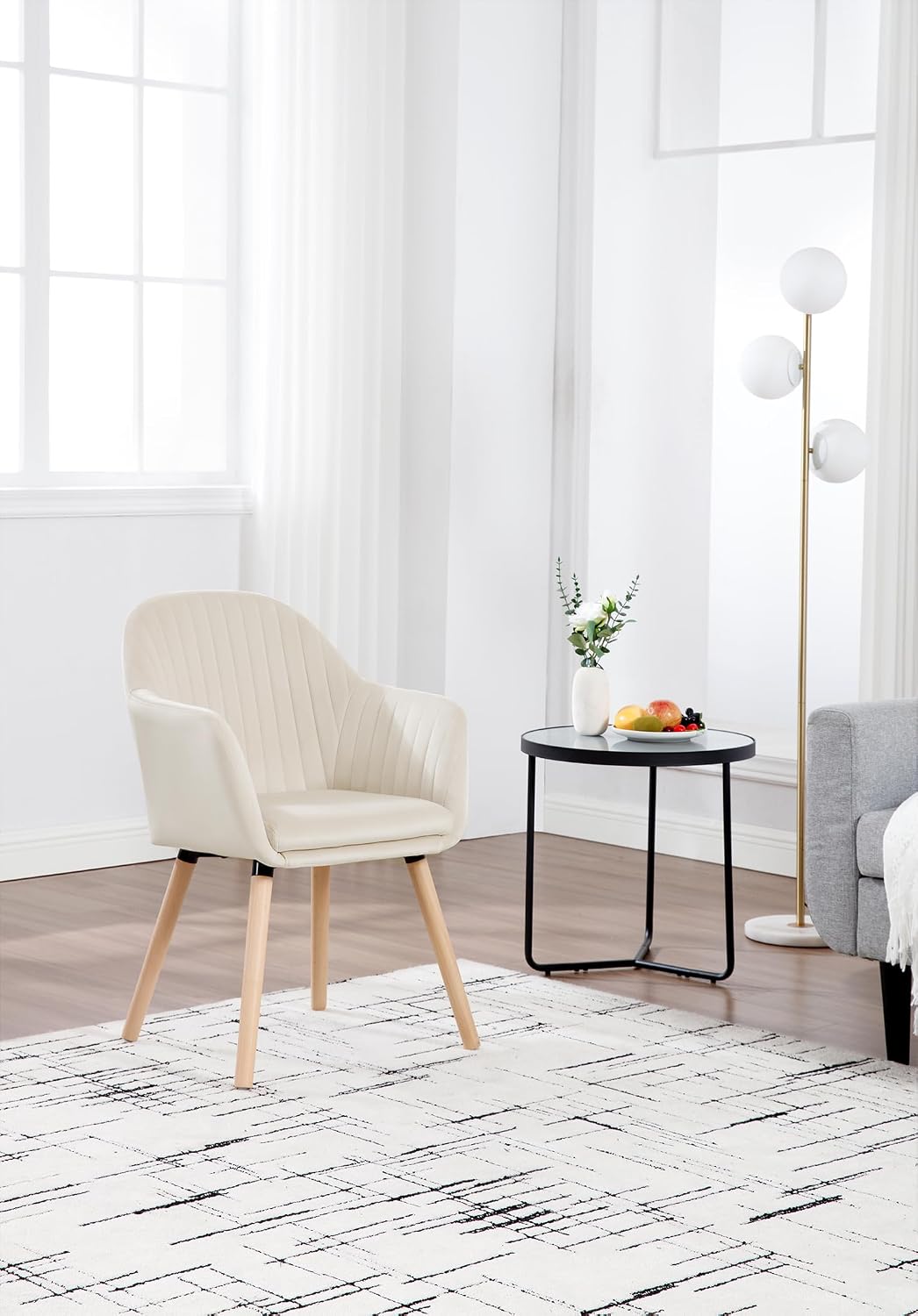 Detalle 2 de WOLTU BH95cm-2 Sillas comedor terciopelo 2 unidades